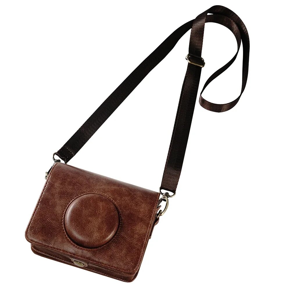 Чехол для Fujifilm Instax MINI EVO из искусственной кожи NiYi, Dark Brown Case