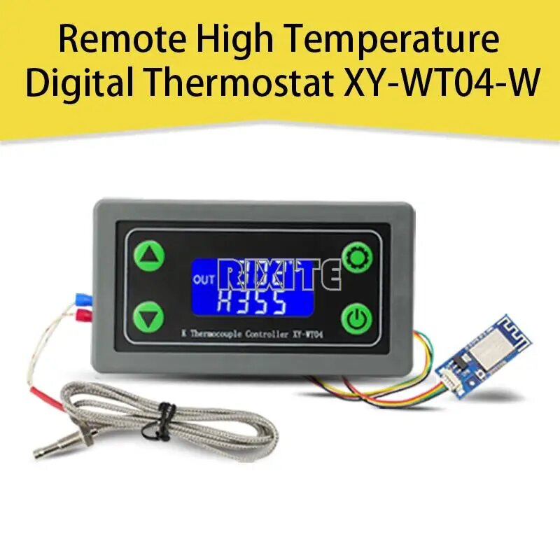Дистанционный высокотемпературный цифровой термостат XY-WT04, WT04-W