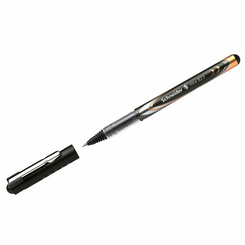 фото Ручка-роллер schneider xtra 823 (0.3мм, черный цвет чернил, регулятор подачи чернил) 10шт. (823/1)