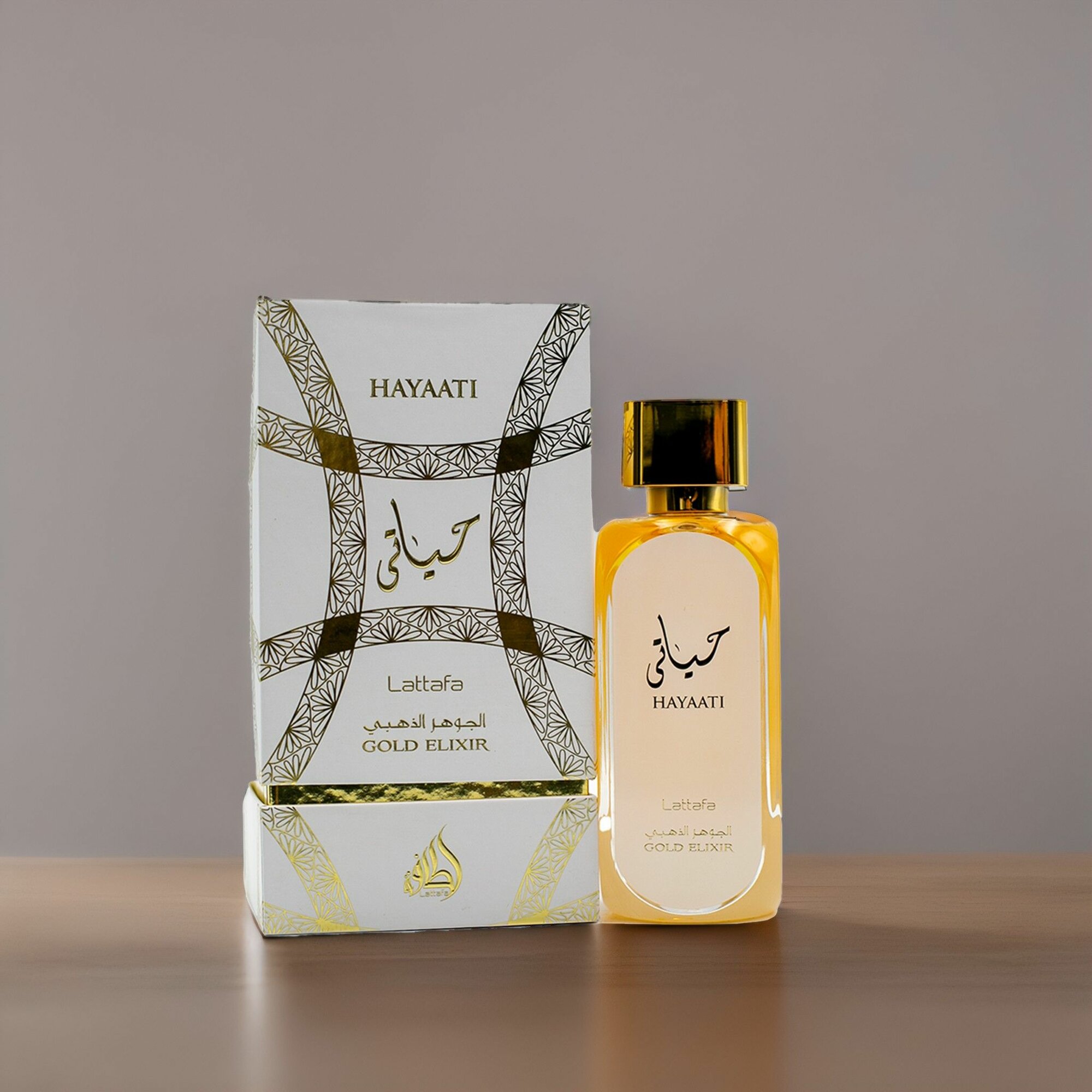 Арабский парфюм унисекс Hayaati Gold Elixir, Lattafa Perfumes, 100 мл — фото 1
