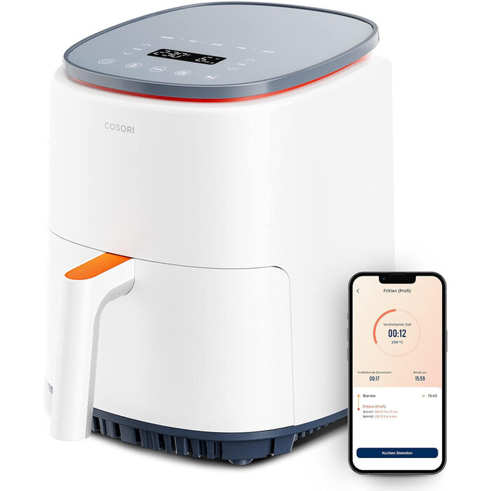COSORI Фритюрница многоступенчатая 3,8 л 1500 Вт Lite Hot Air Fryer COSORI