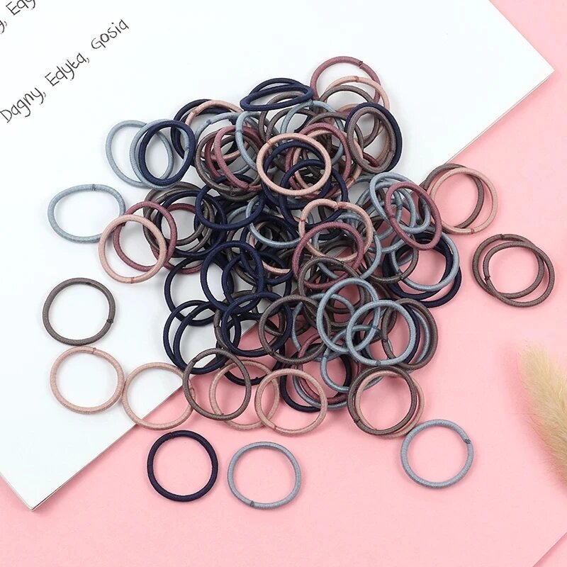 Резинки для волос для девочек, Color mixing, 50pcs, Женский