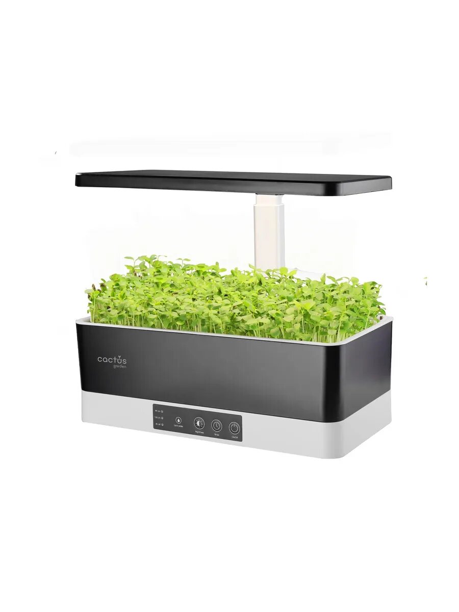 Изображение Гидропонная установка Cactus Garden 3.0л 24Вт черный (CS-LEDPOT-11)