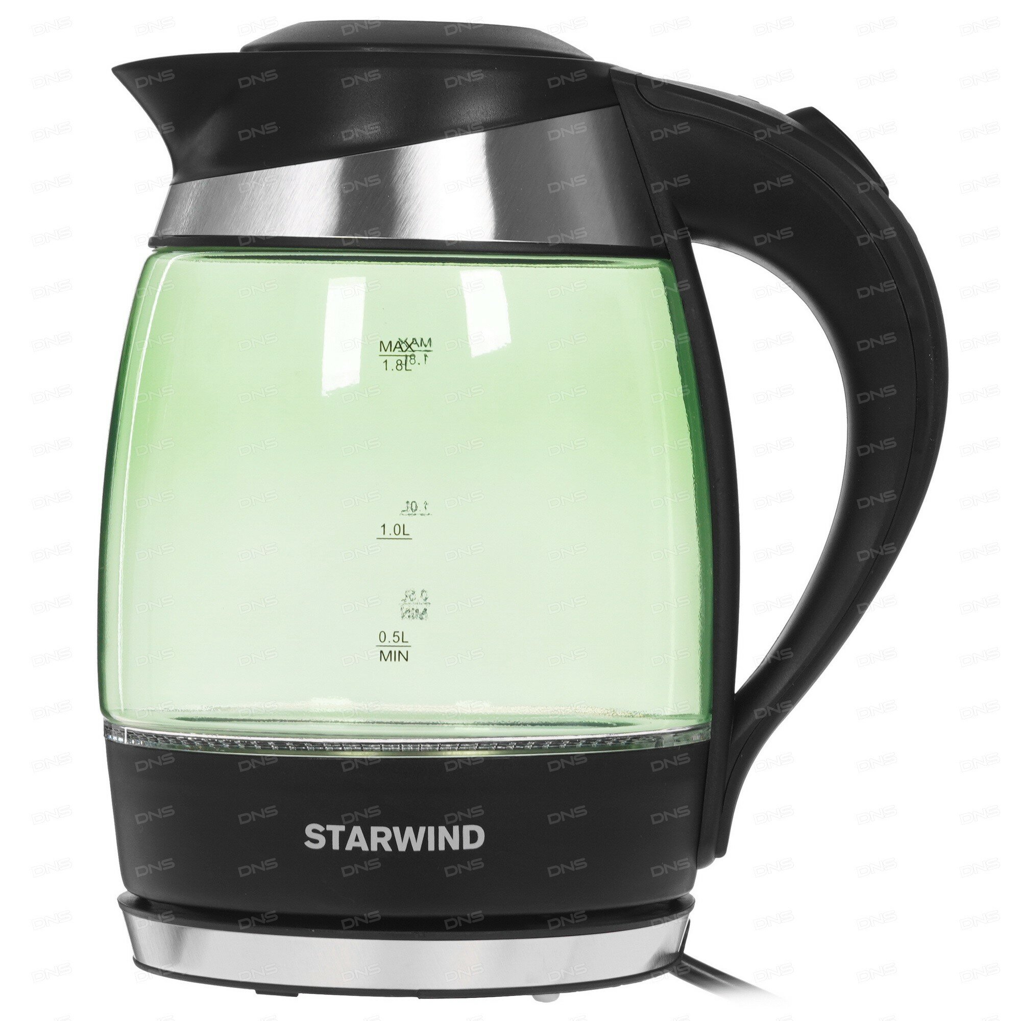 Чайник StarWind SKG2219 2200 Вт 1.8 л пластик/стекло бирюзовый - фото №16