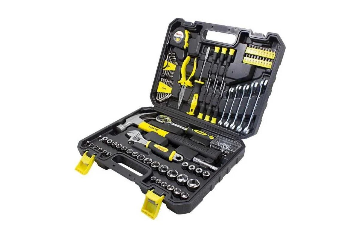 WMC TOOLS Набор инструментов 128 предметов 1/4 3/8 (6гр)(4-21мм) WMC-30128 Top Done(50799)