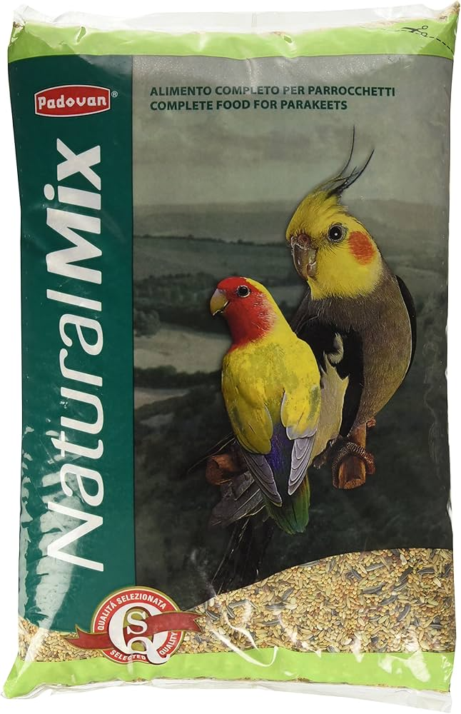 Корм PADOVAN Naturalmix Parrocchetti основной для средних попугаев (850 г)