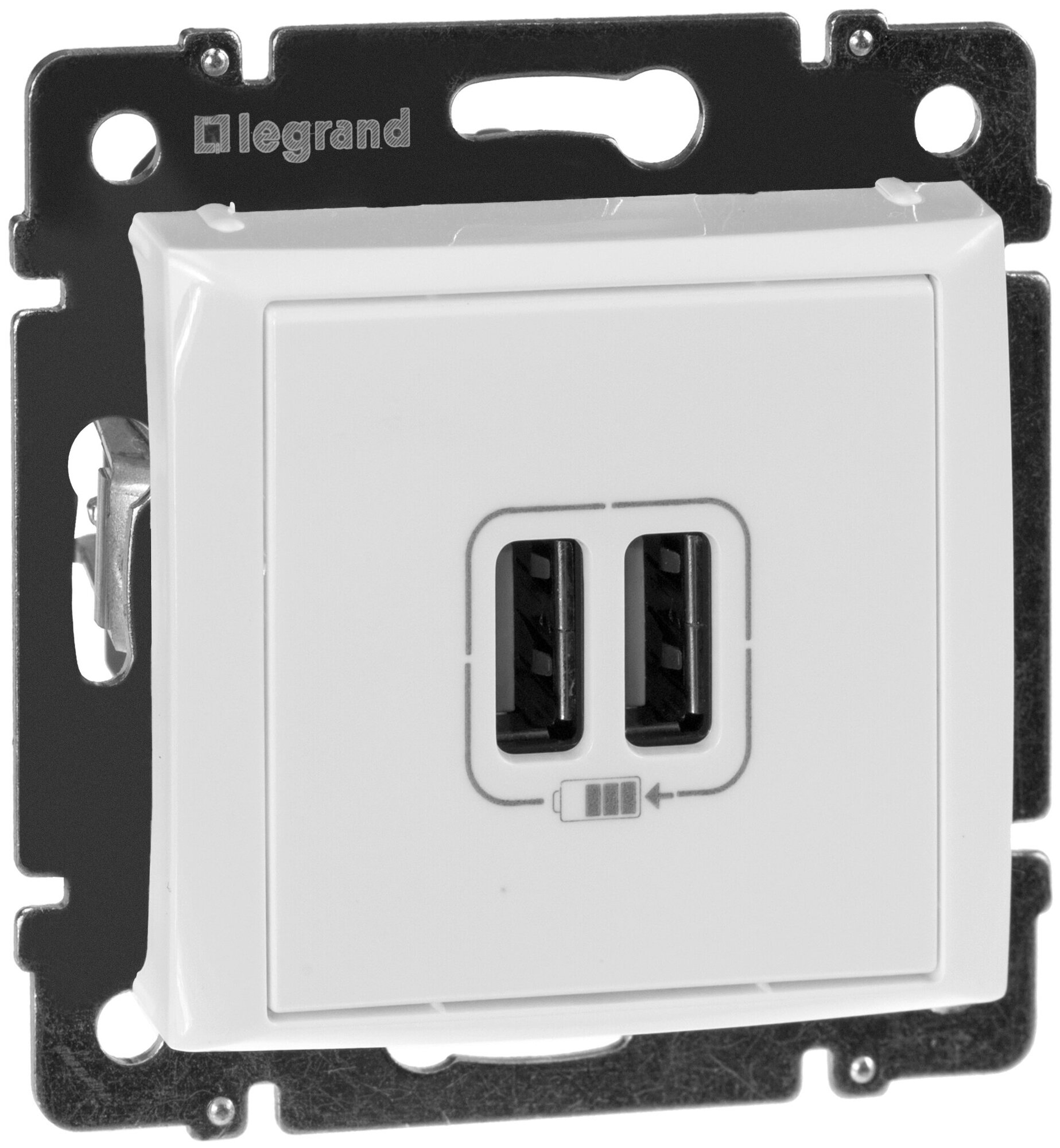 USB розетка Legrand (694370) собрано из артикула 770470 Valena белый