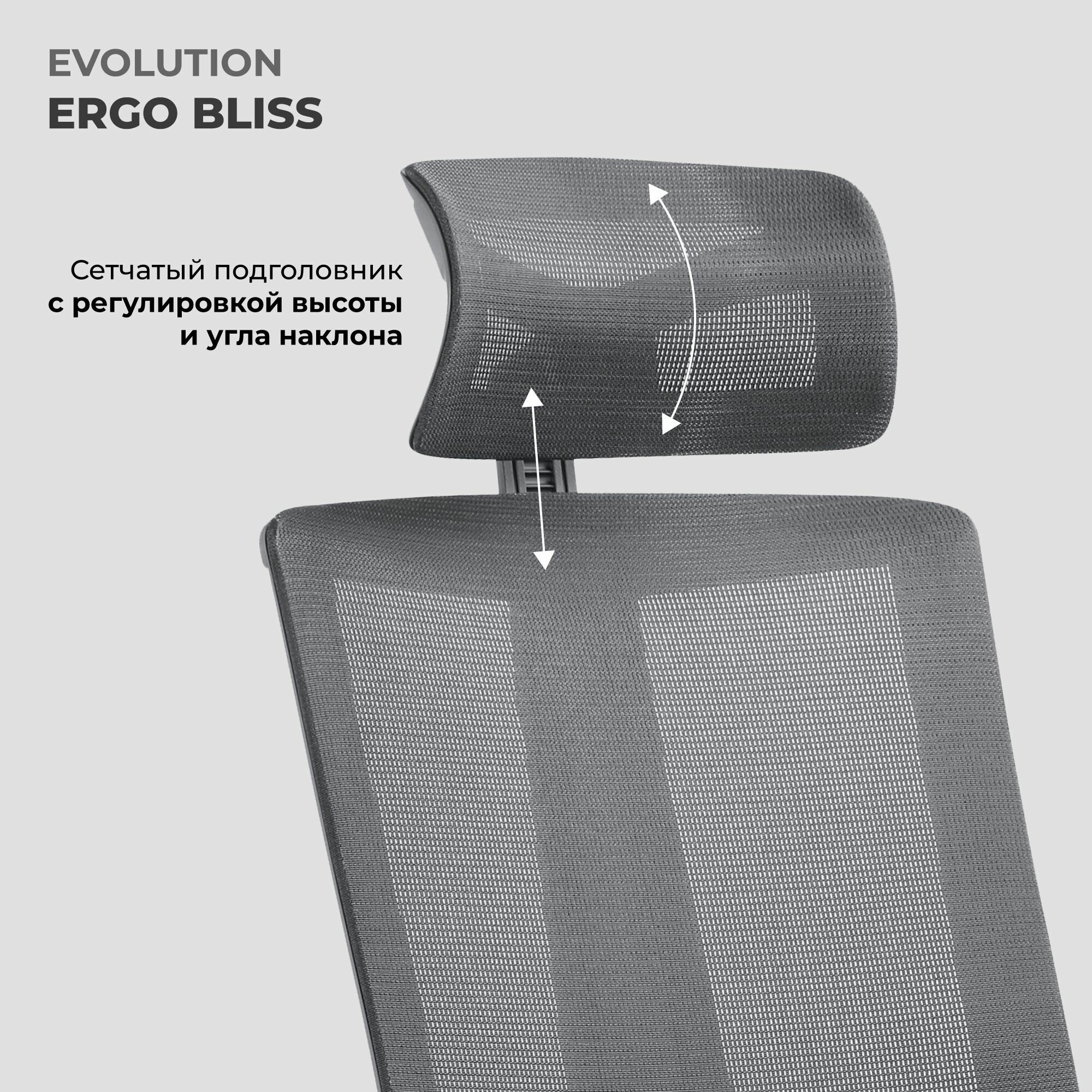 Кресло компьютерное EVOLUTION ERGO BLISS Black