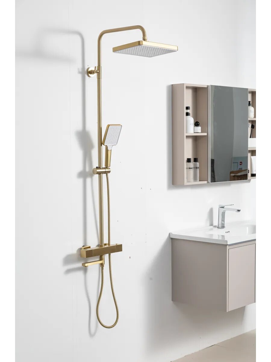 Душевая система с термостатом Frap F24007-3 — фото 1