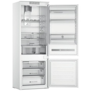 Холодильник WHIRLPOOL 70 см, 193.5х54.3х69 см, 299/101 л, зона свежести, сенсорное управление, технология 6 SMYSL FreshControl, перенавешиваемые дверцы, скользящие направляющие, Италия