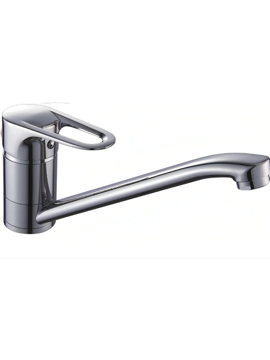 Смеситель Diadonna, однорычажный, поворотный излив, гибкий шланг, аэратор, 2 шт