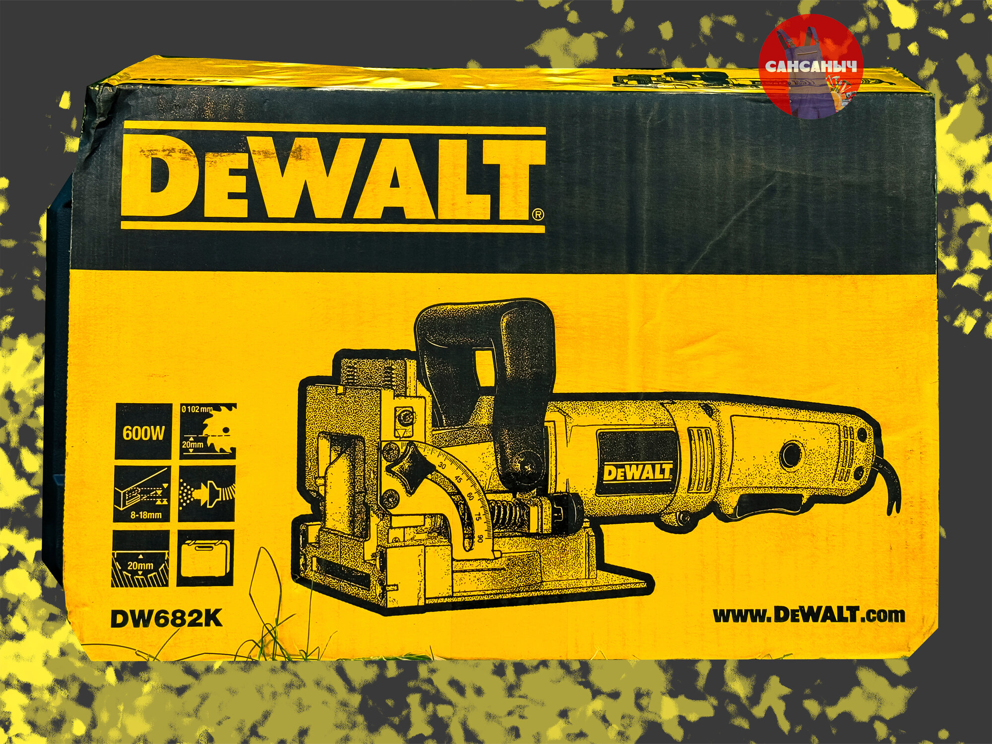 Ламельный фрезерный станок DeWalt DW682K-QS