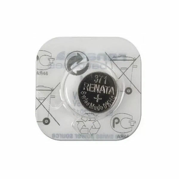 Батарейка RENATA оксид-серебряная R371 (SR920 SW, G6) для часов (бл1)