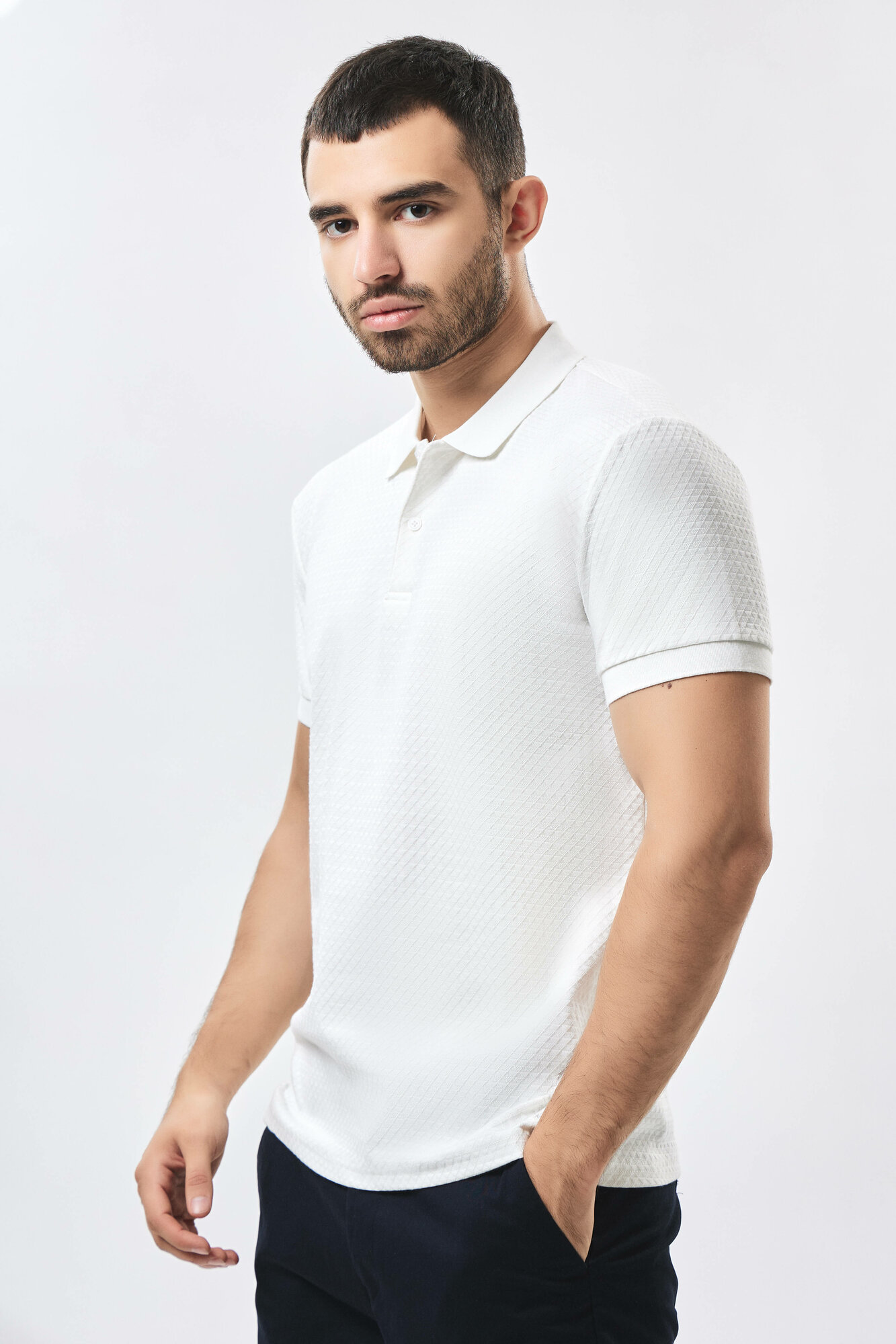 Поло спортивное TERRA PRO TERRA PRO, размер L, white — фото 1