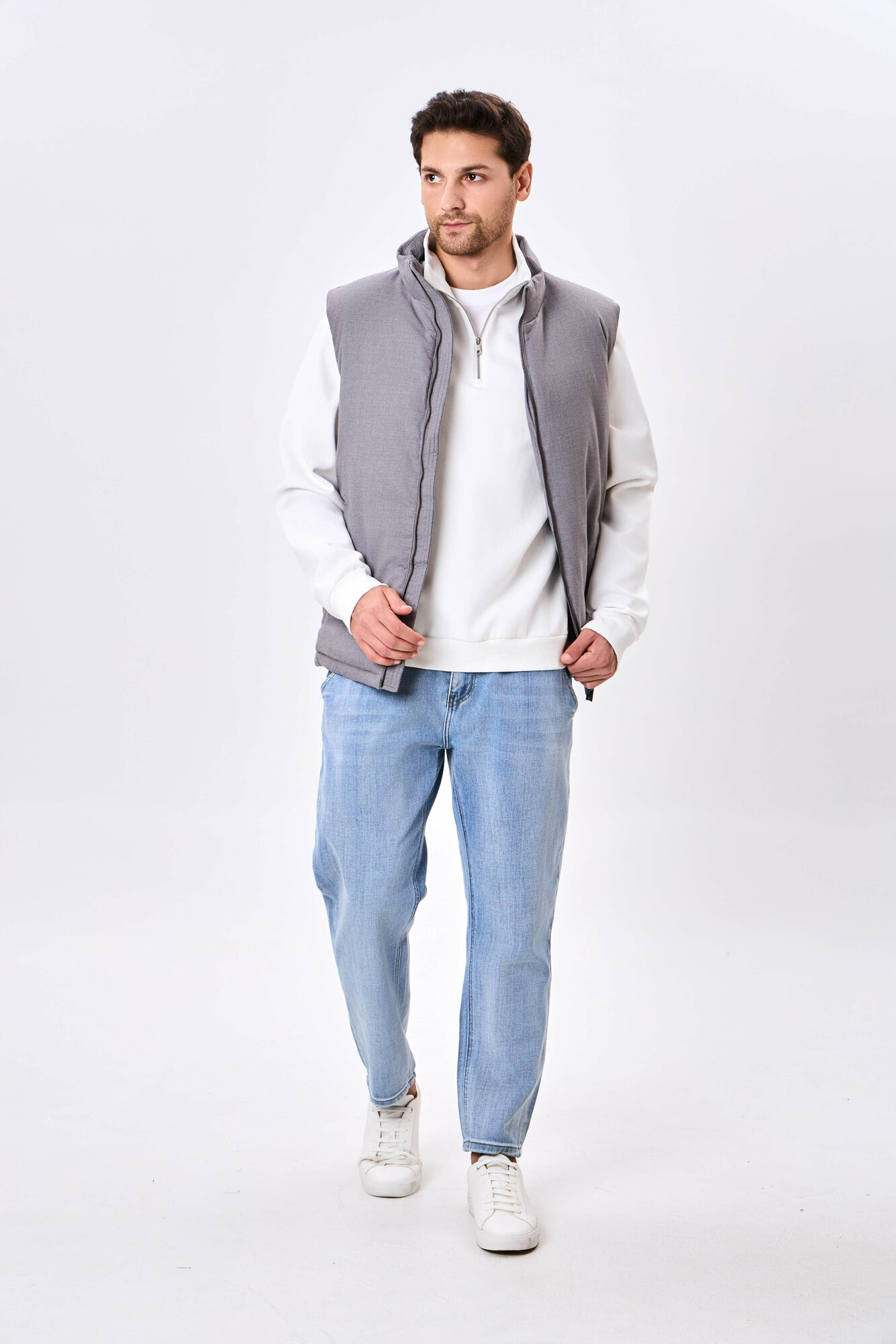 Жилет спортивный TERRA PRO, размер XL, grey