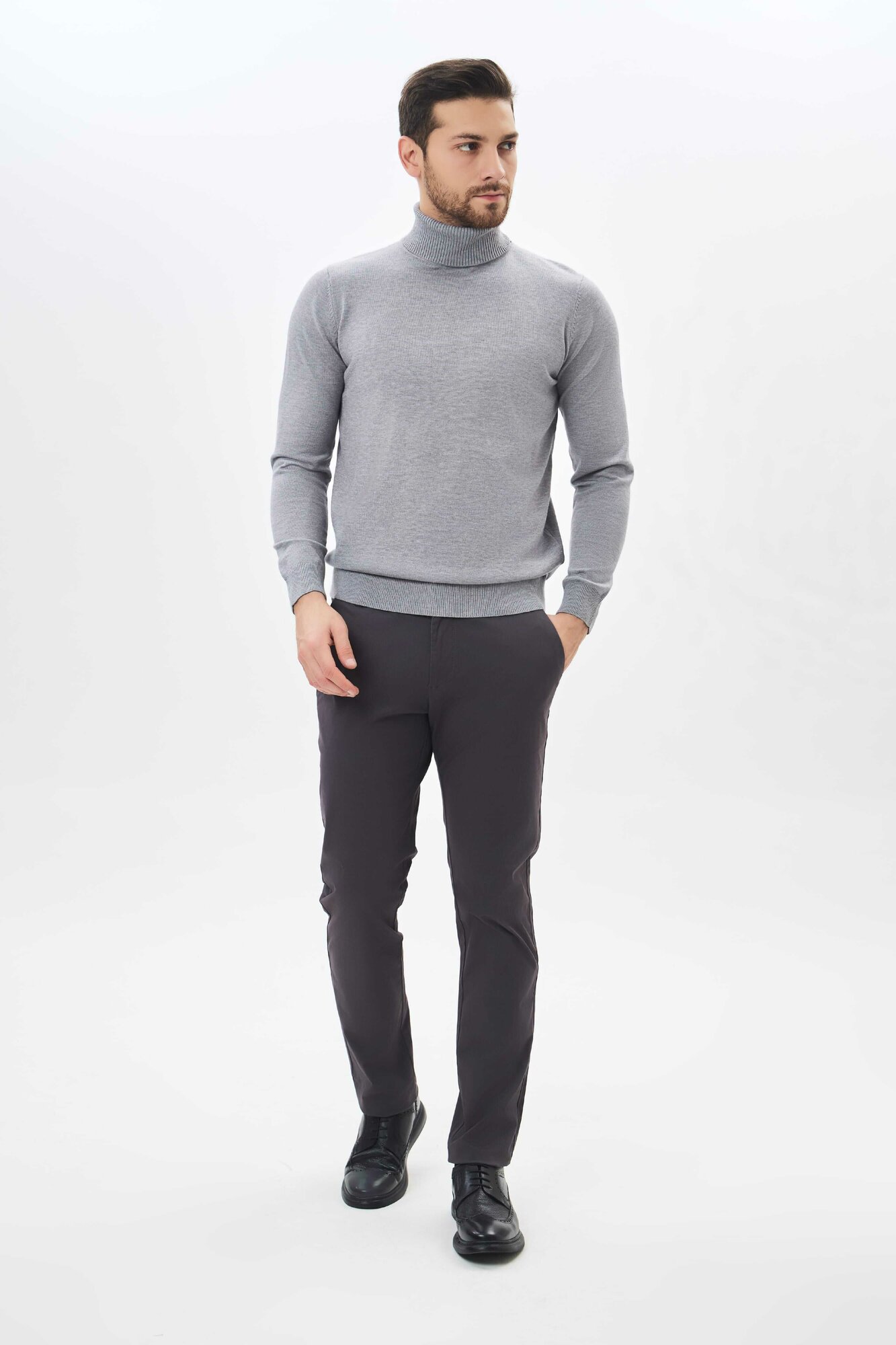 Брюки классические TERRA PRO, размер 30, dark grey — фото 1