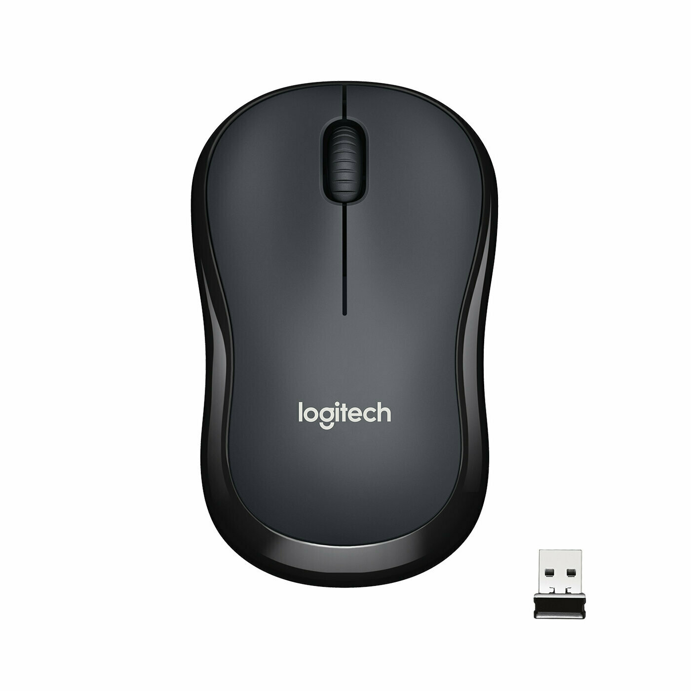 Беспроводная бесшумная мышь LOGITECH M220/221 SILENT, черный