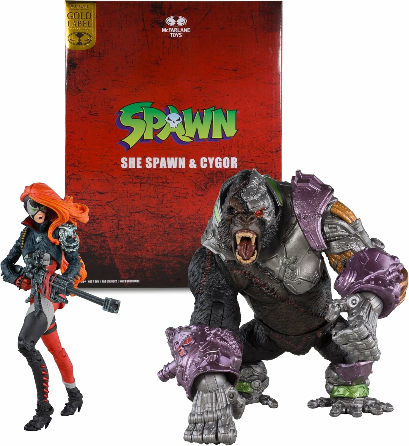 McFarlane Toys - Spawn She-Spawn & Cygor Фигурка