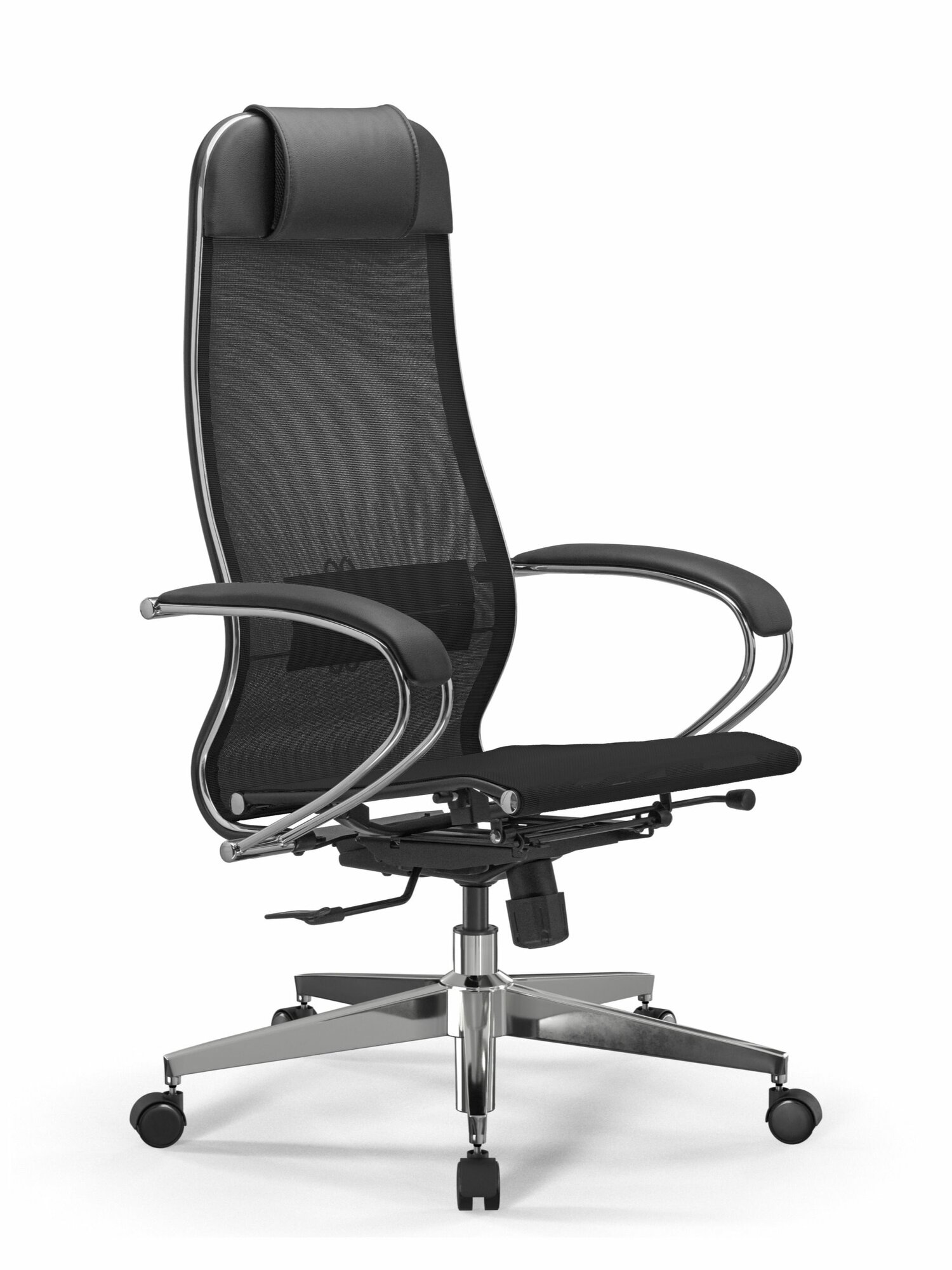 Кресло компьютерное МЕТТА-4/подл.131/осн. Synchro 004 Черный