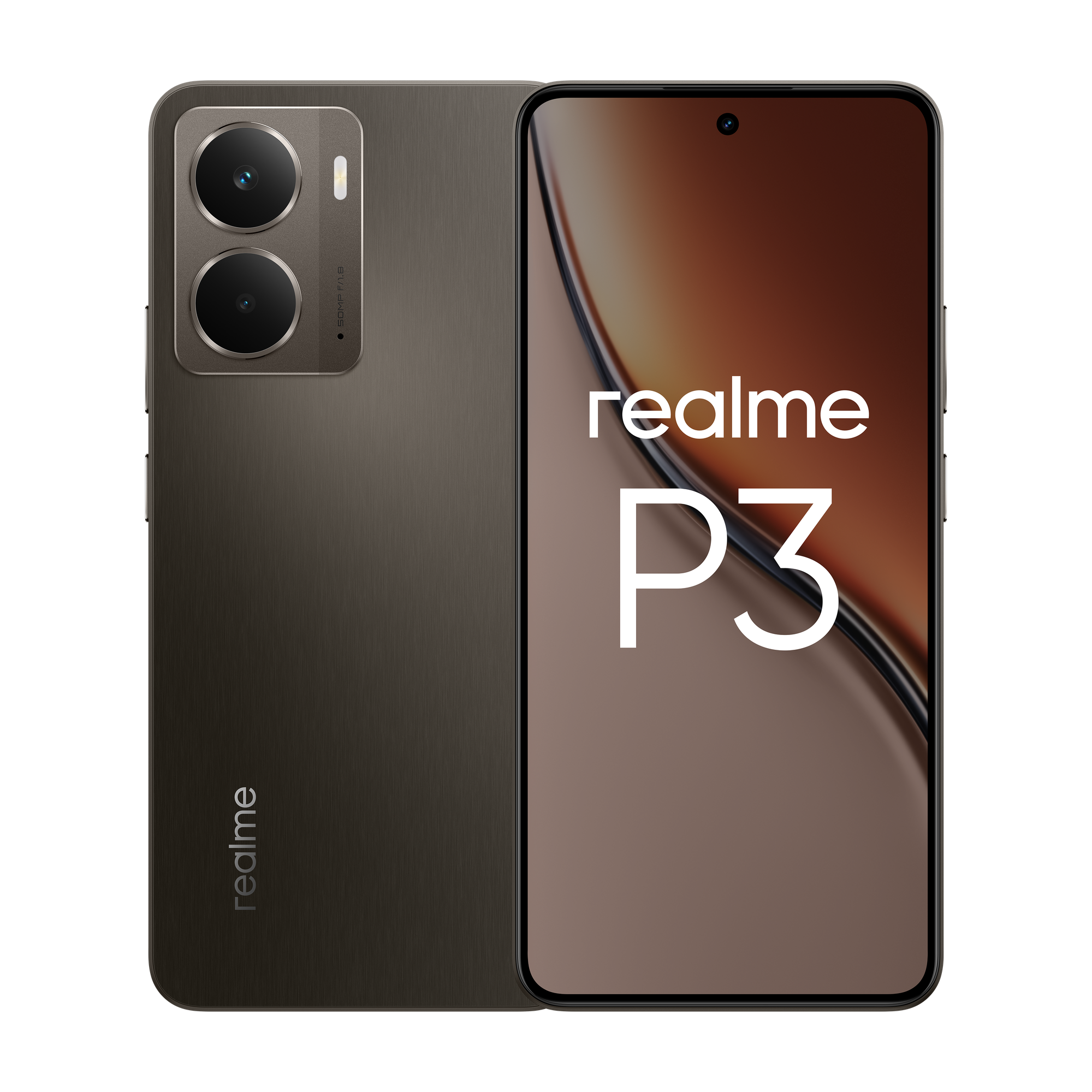 Смартфон realme P3 8/256 ГБ RU, Dual nano SIM, gray, Ростест
