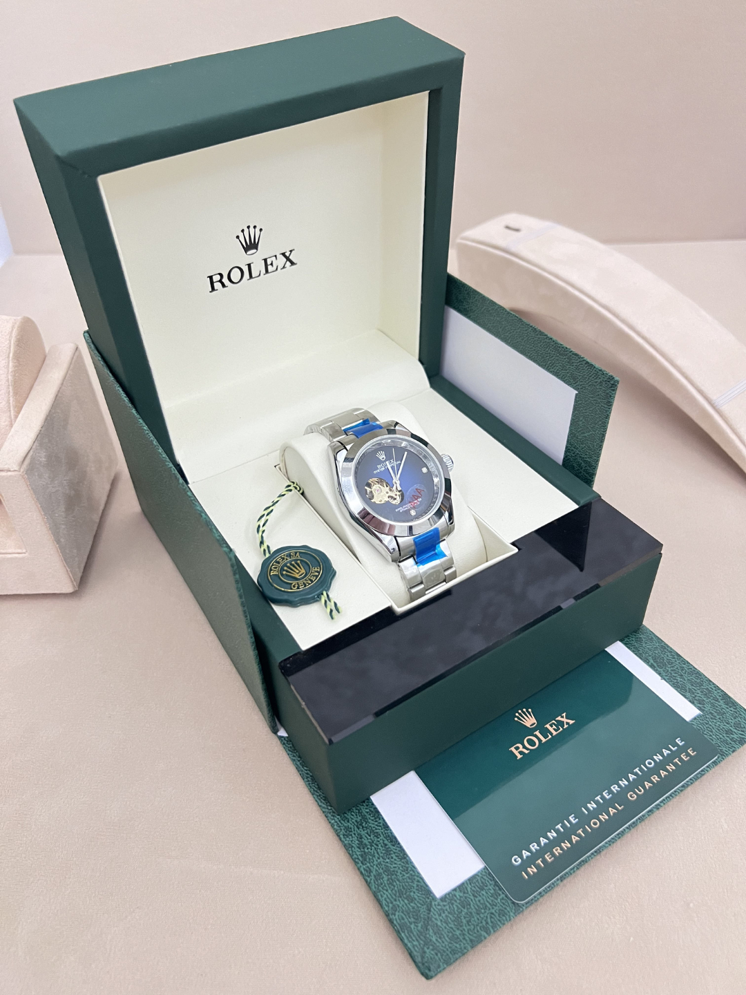 Наручные часы Классика, голубой, — фото 1