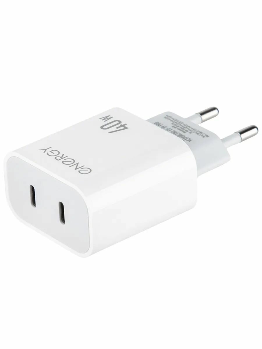 Сетевое зарядное устройство ET-39 PRO 40 Вт белый