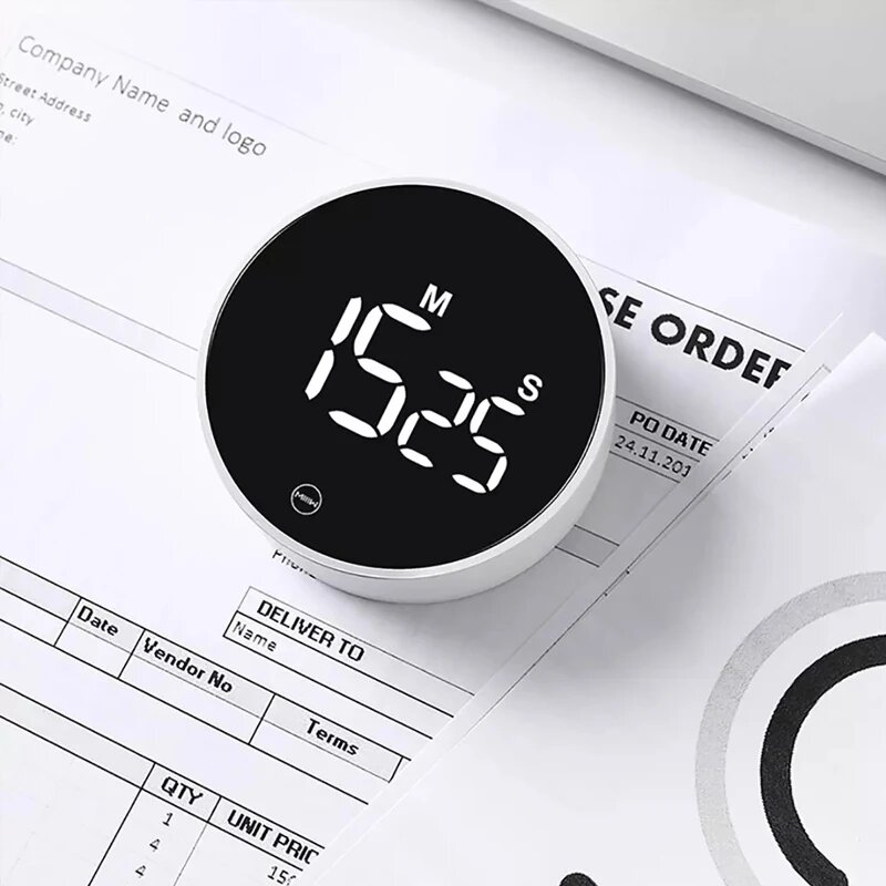 Кухонные Таймеры Xiaomi Магнитный цифровой таймер Xiaomi для кухни, приготовления пищи, душа, учебы, секундомер, светодиодный счетчик, напоминание о будильнике