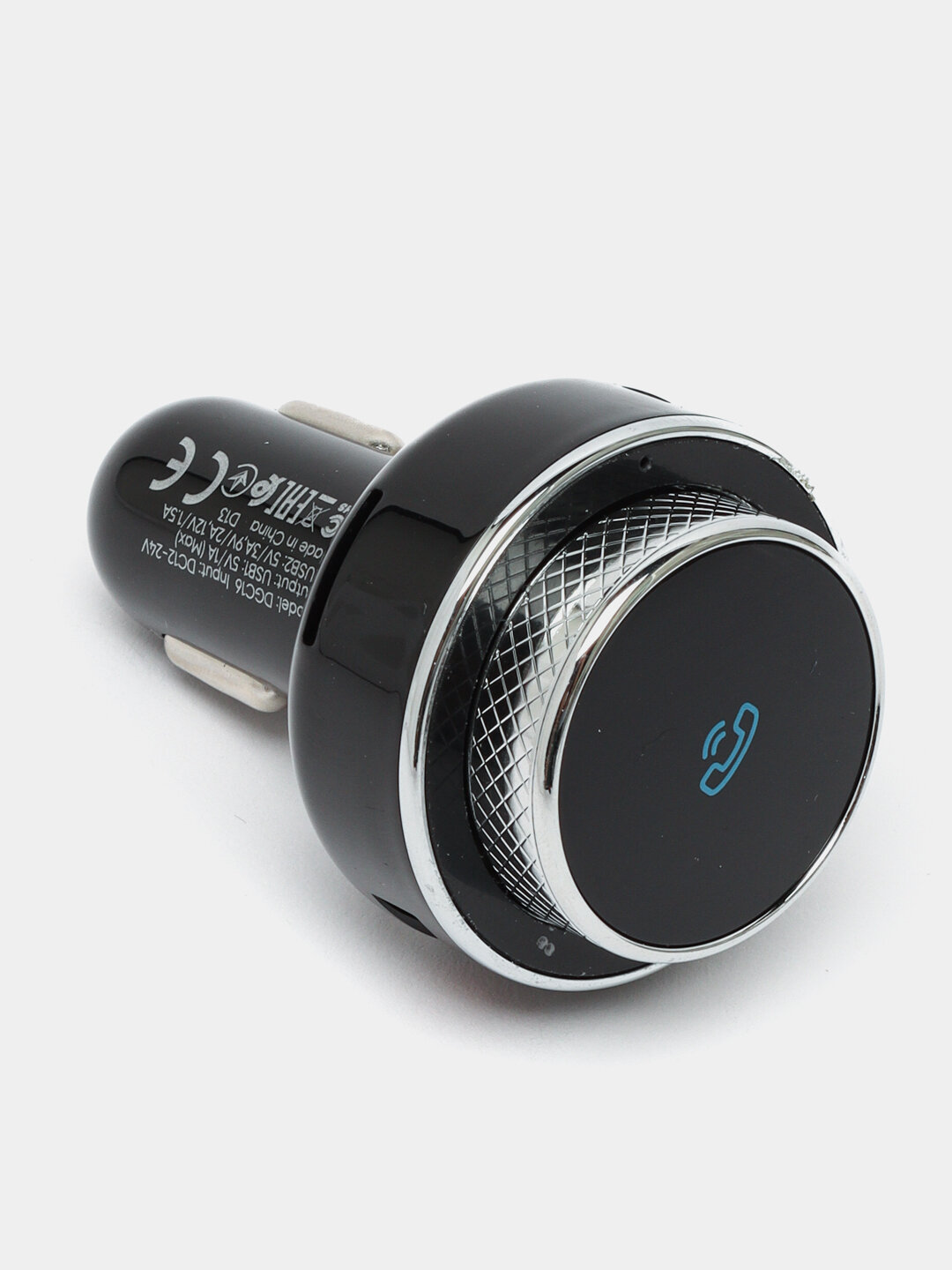 FM-трансмиттер Hoco DGC16 автомобильный, USB 10 Вт + 18 Вт, TF-карта, поддержка MP3/WMA/WAV/FLAC, быстрая зарядка — фото 1