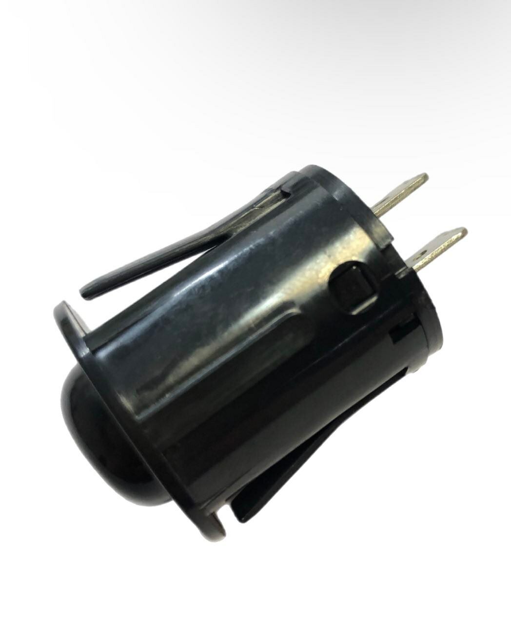 Кнопка подсветки (черная) круглая для плит Брест, Gefest ПКН 12-2