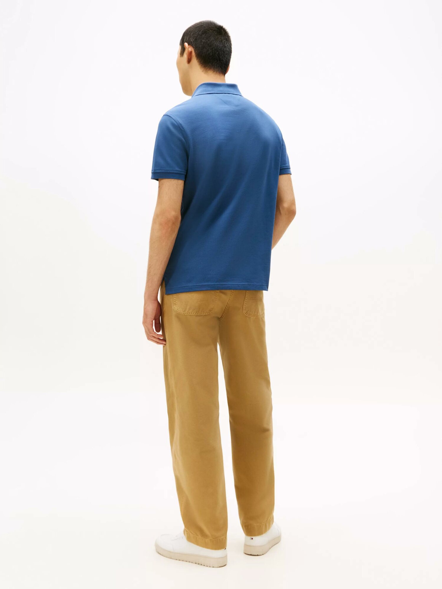 Поло TOMMY HILFIGER, размер M, синий — фото 1