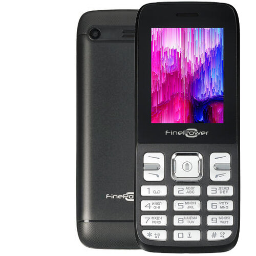 Телефон FinePower SR245, 2 SIM, черный