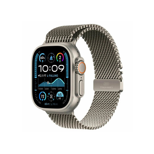 Apple Watch Ultra 2 2024 49 Natural Titanium case with Natural Titanium Milanese Loop 116990₽