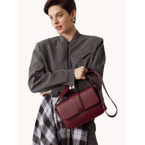 Сумка кросс-боди Afina фактура зернистая карамель 14401₽