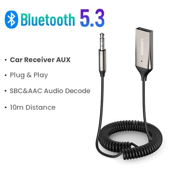 "UGREEN Bluetooth 53" - Bluetooth-адаптер для автомобиля