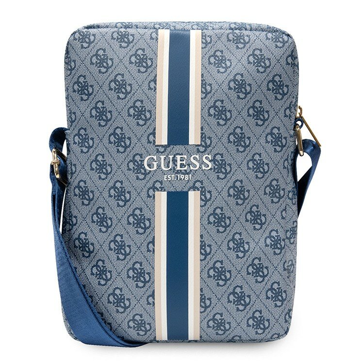 фото GUESS Guess 4G Stripes сумка из искусственной кожи для планшетов 8", голубая