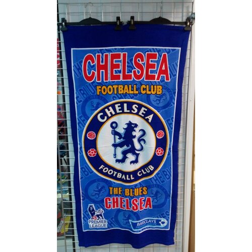 фото Для футбола челси полотенце пляжное футбольного клуба chelsea ( англия ) размер длина 140 см ширина 70 см