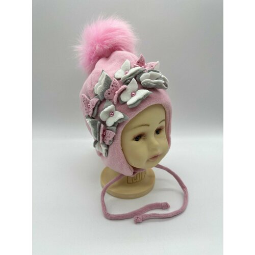 фото Шапка tutu, размер 46-48, розовый