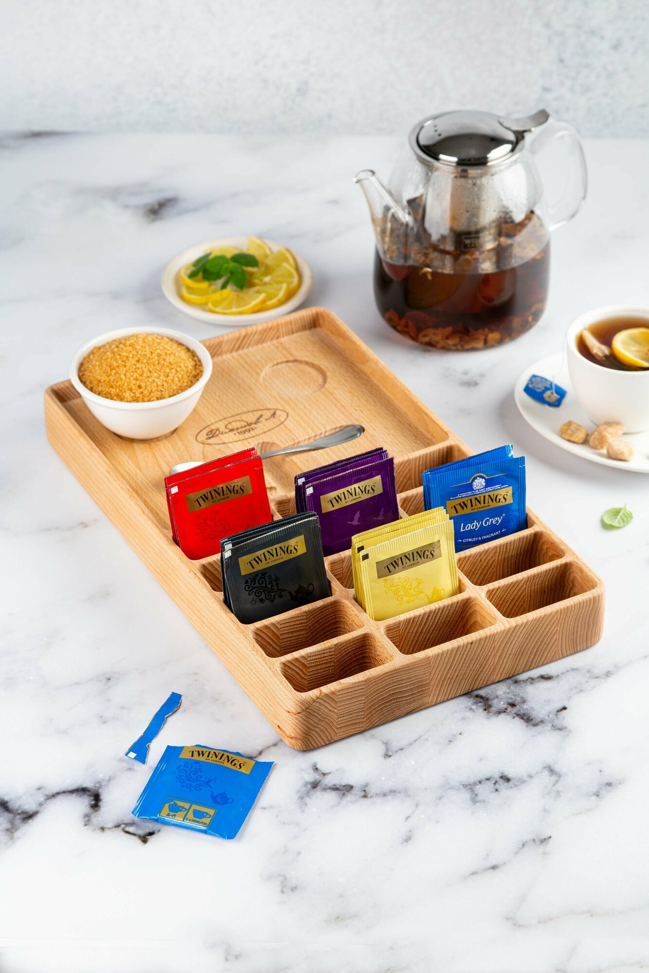 Подставка для чайной станции БУК 45*25*4,5 (см)