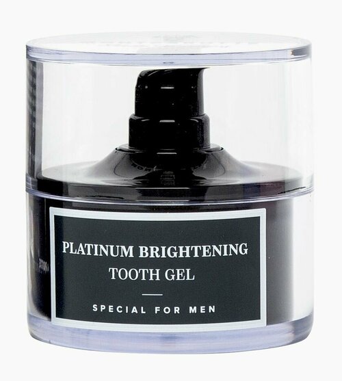 Осветляющий гель для чистки зубов / MontCarotte Platinum Brightening Tooth Gel