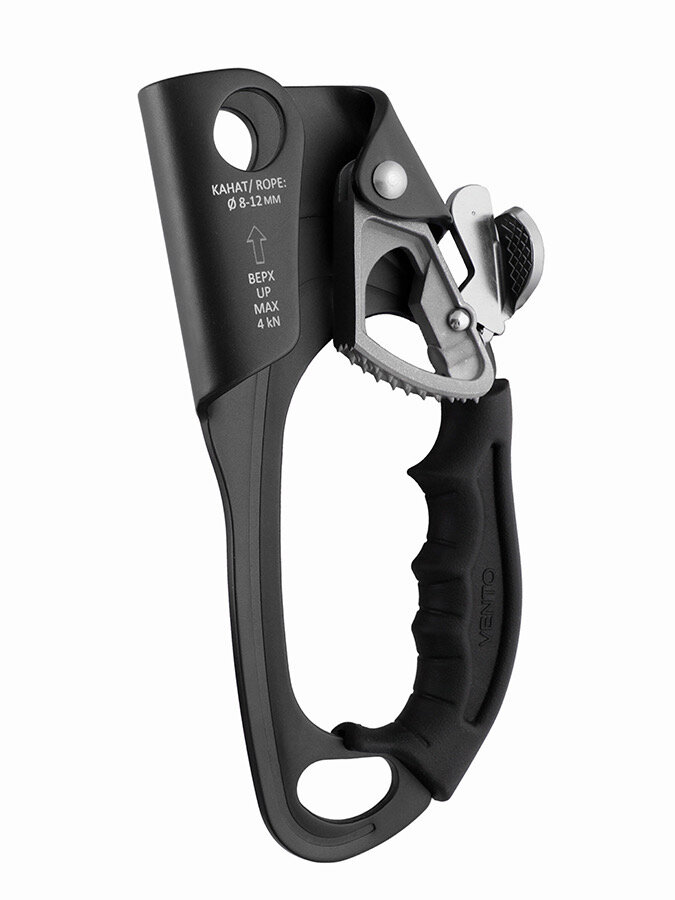 фото Ручной зажим VENTO Жумар под правую руку чёрный vnt 1083