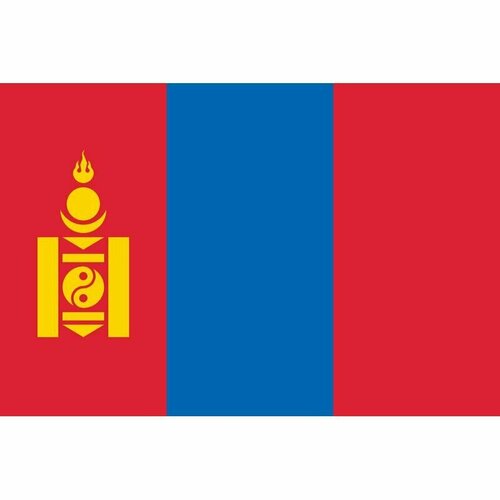 Флаг Монголии. Размер 135x90 см.