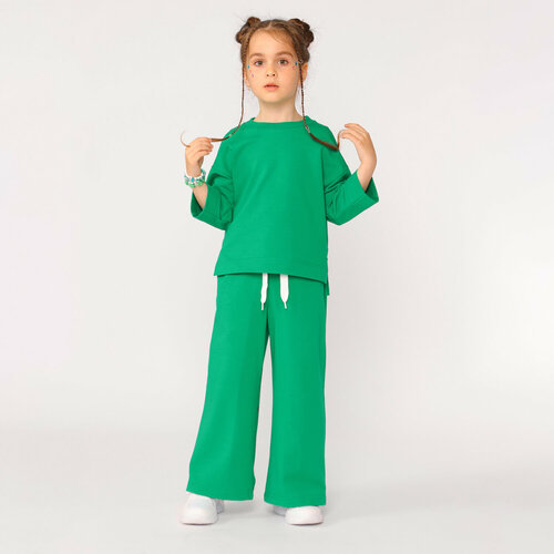 Комплект одежды Веселый Малыш, размер 98, зеленый