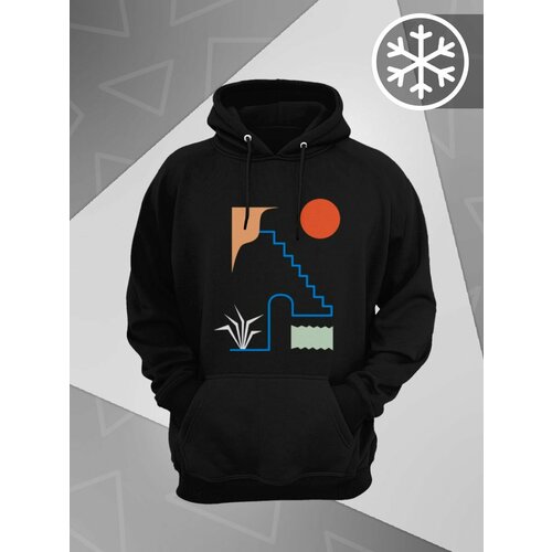 фото Худи , размер m (46-48), черный printech