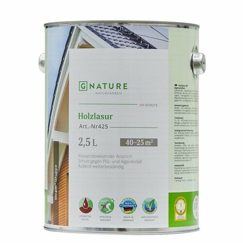 gnature 870 грунт масло защитное 10л Gnature 425 Масло-лазурь защитное для дерева 2,5л