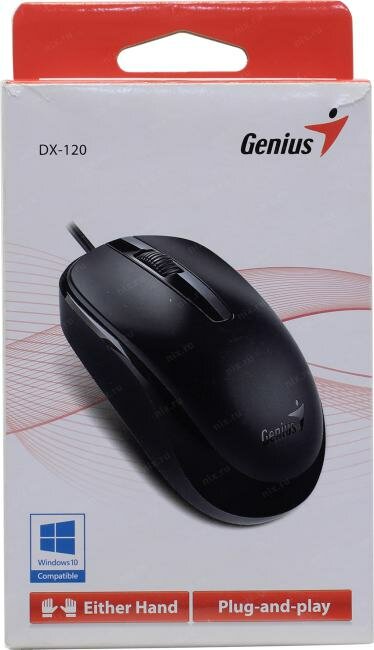 мышь Genius DX-120 Black USB - фото №16