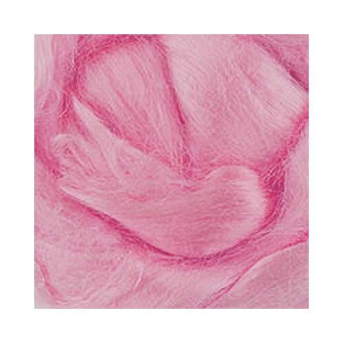 Волокно для валяния (цвет: св. розовый, 100% вискоза, 50 г.)