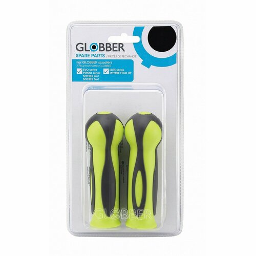 Globber Грипсы Globber Dual Color 2 Handle Grips, цвет Зеленый