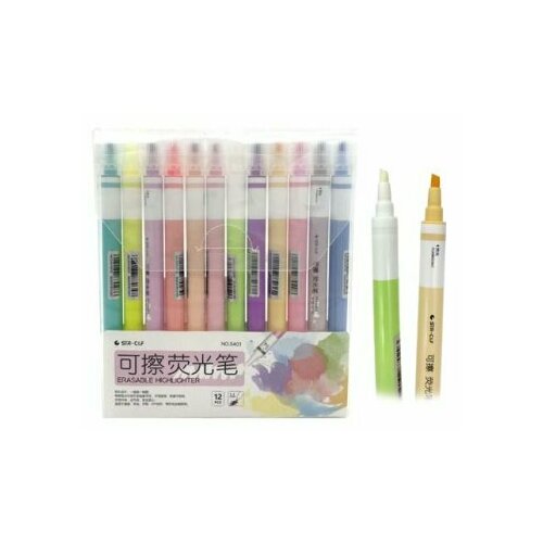 Набор текстмаркеров цветных 12шт INTELLIGENT 1196₽