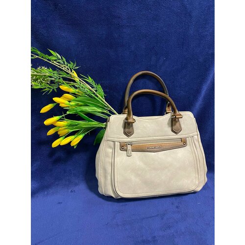 Сумка кросс-боди Flame Dance, фактура матовая, гладкая, бежевый