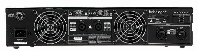 Усилитель мощности BEHRINGER NX6000D черный - фото №13